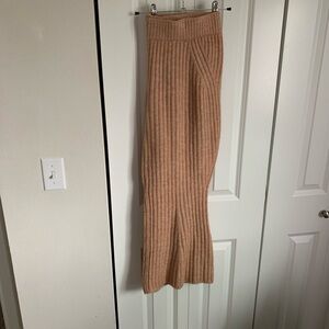 a new day Pink Ribbed Flare Sweatpants